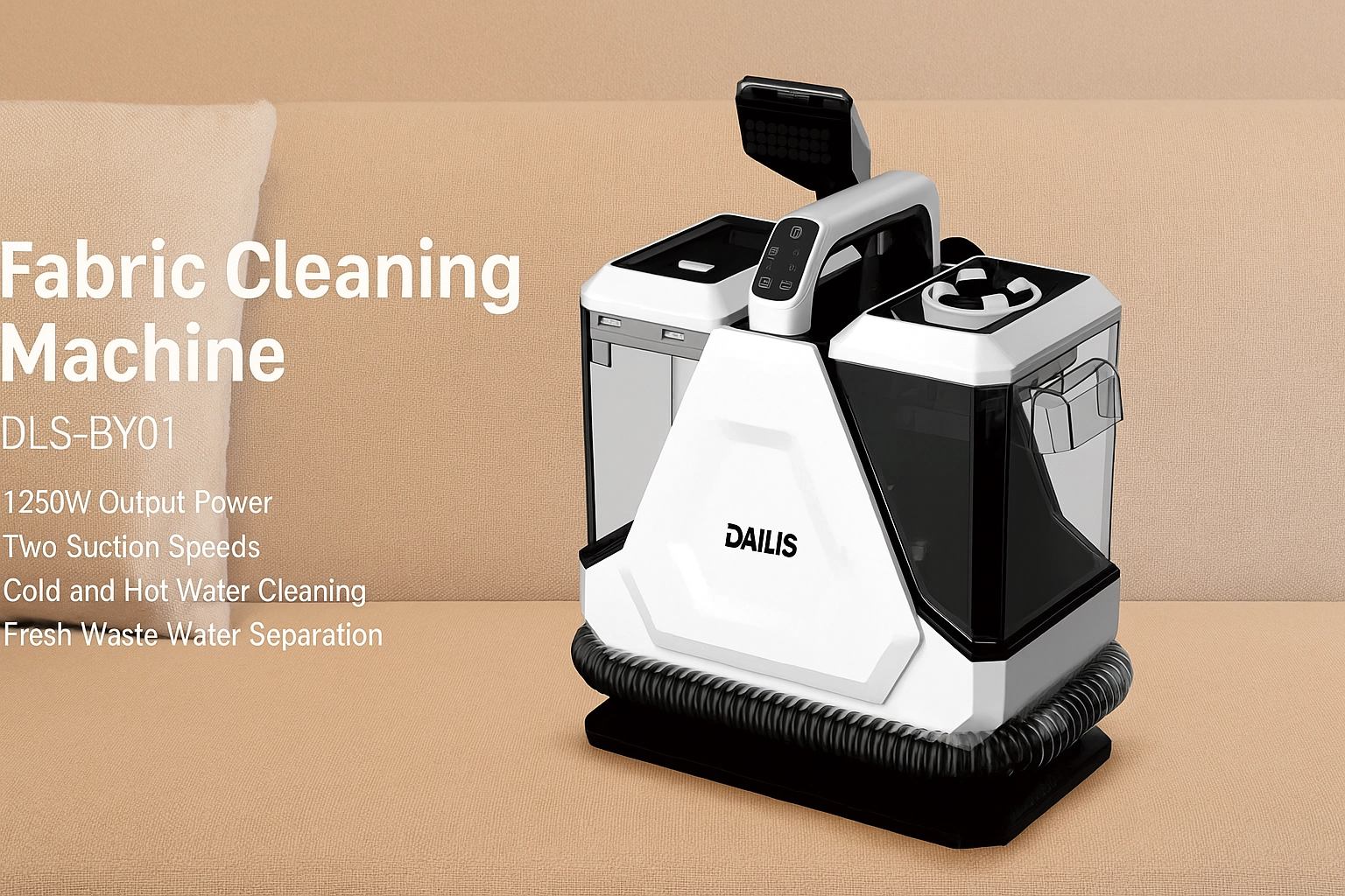 Dailis launches a new fabric cleaning machine for efficient and convenient stain removal from fabric products