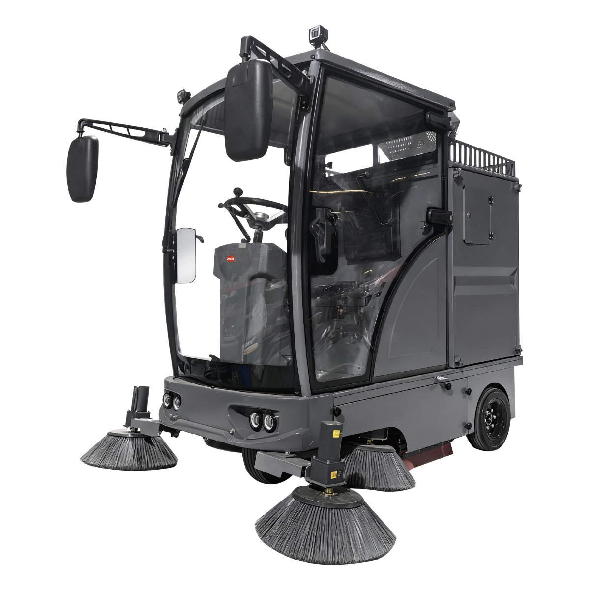 Dailis Mid-Size Fully enclosed Industrial Electric Ride-on Road Sweeper – Cleaning path 2,100 MM – Up to 16,000 M²/H
