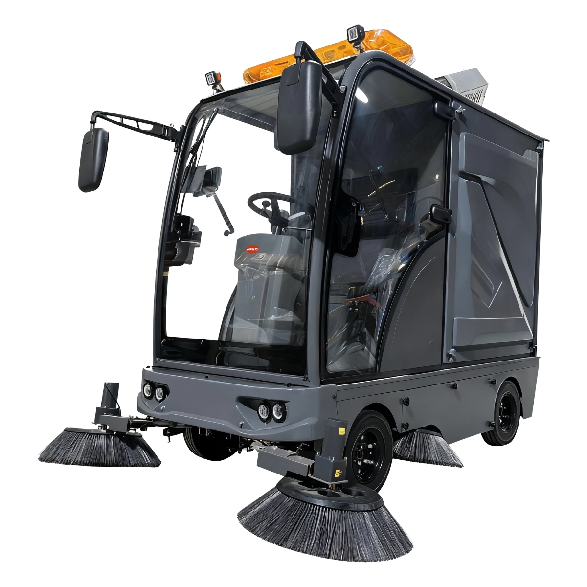 Dailis Large Fully enclosed Industrial Electric Ride-on Road Sweeper – Cleaning path 2,300 MM – Up to 16,000 M²/H
