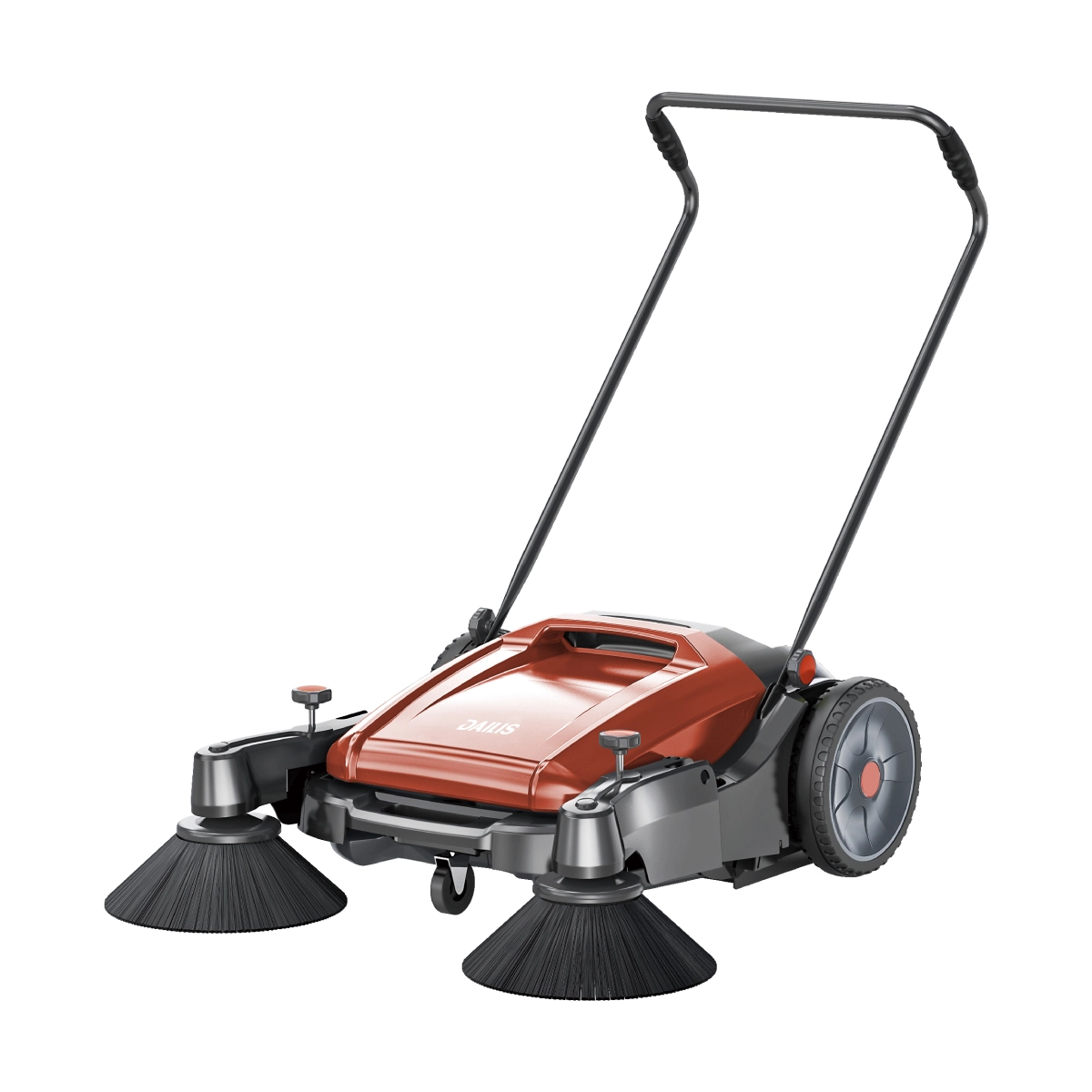 Dailis Small Walk-behind Floor Sweeper – Triple Brush