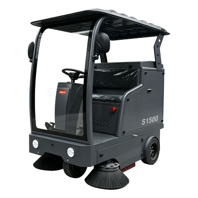 Dailis Mid-Size Industrial Electric Ride-on Floor Sweeper – Cleaning path 1,500 MM – Up to 12000 ㎡/h