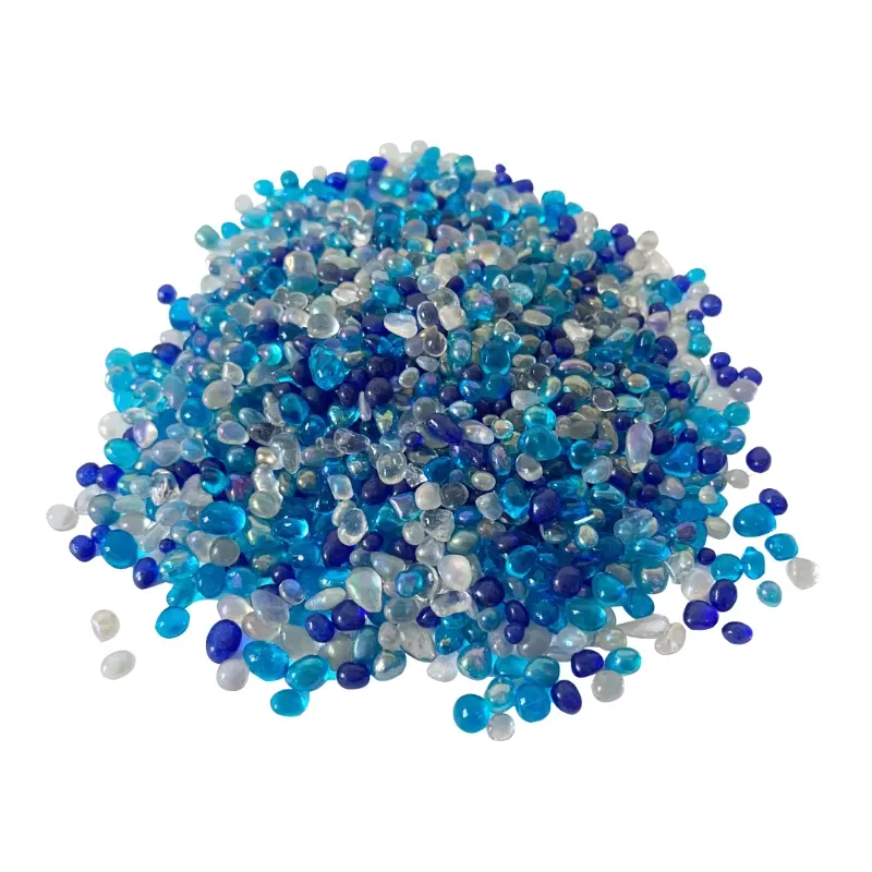 Blended Pool glass beads