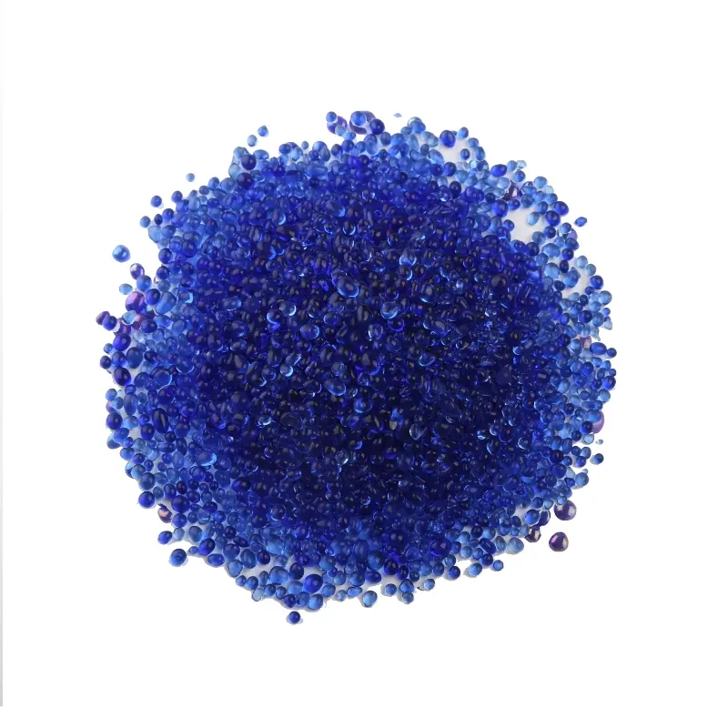 Cobalt blue Pool glass beads
