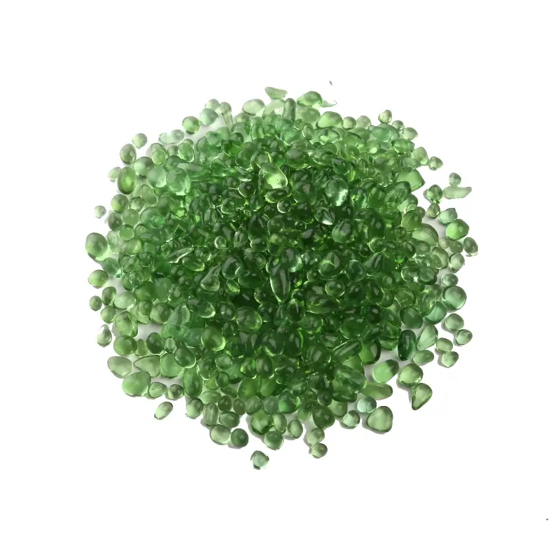 Green Glass Pebble