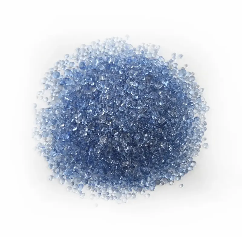 Ligh Blue Pool glass beads