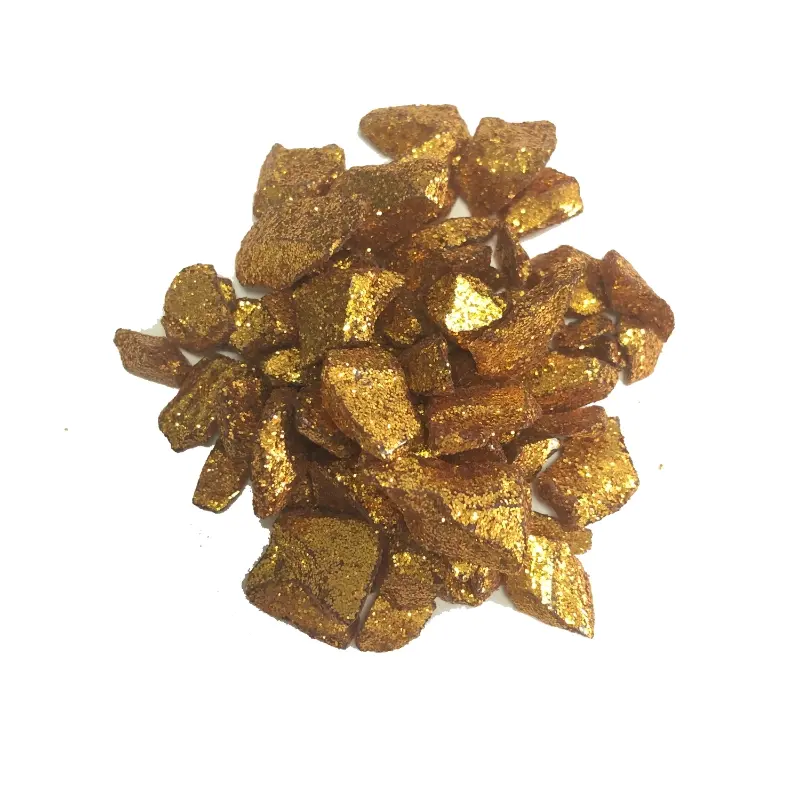 Special Gold Coated Glass Aggregate