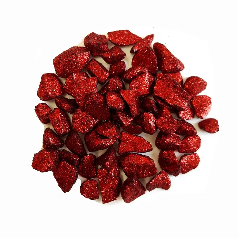Specialty Red crushed glass