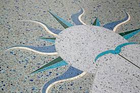 Terrazzo glass