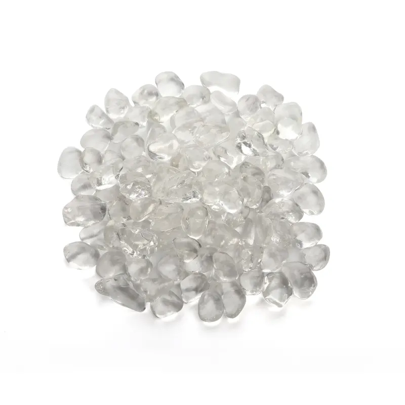 Clear Fire Glass Beads