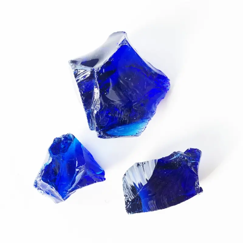 Cobalt Glass Rocks