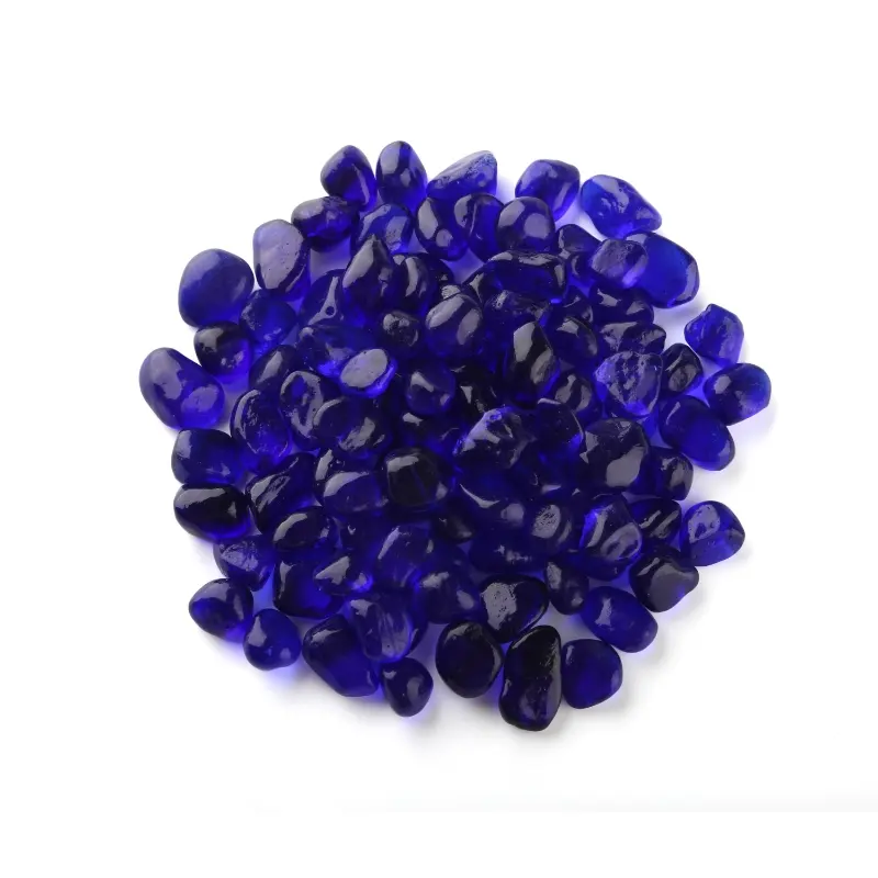 Cobalt Fire Glass Beads