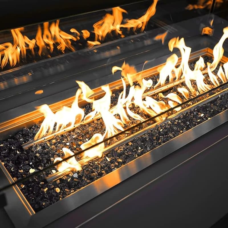 Black Ref. Fire Glass Wholesaler