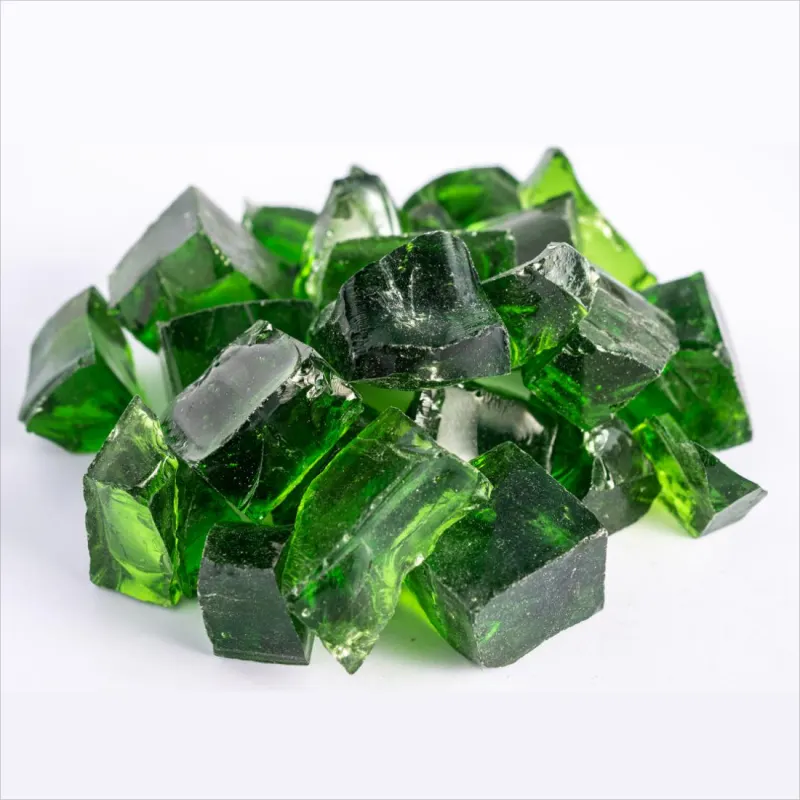 Emerald Fire Glass
