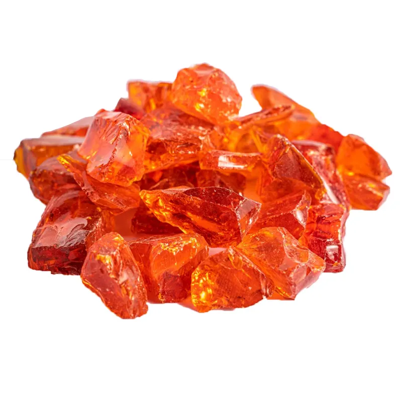 Orange Fire Glass