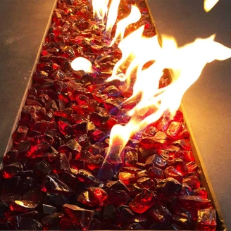 Red fire Glass Wholesaler