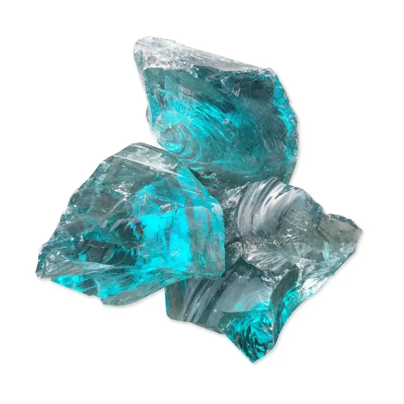 What are the benefits of using glass rocks?