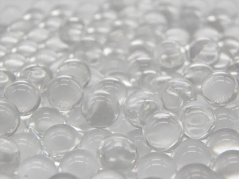 Grinding Glass Beads