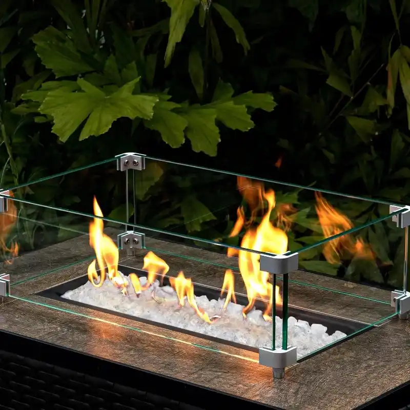 Ice Fire Glass