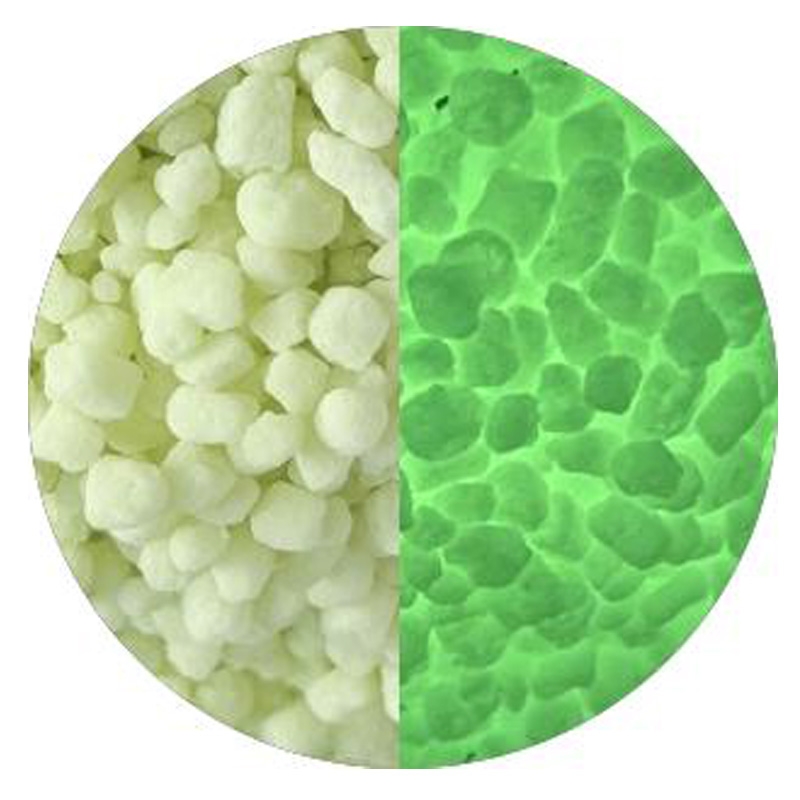 Green Glow in dark resin chips