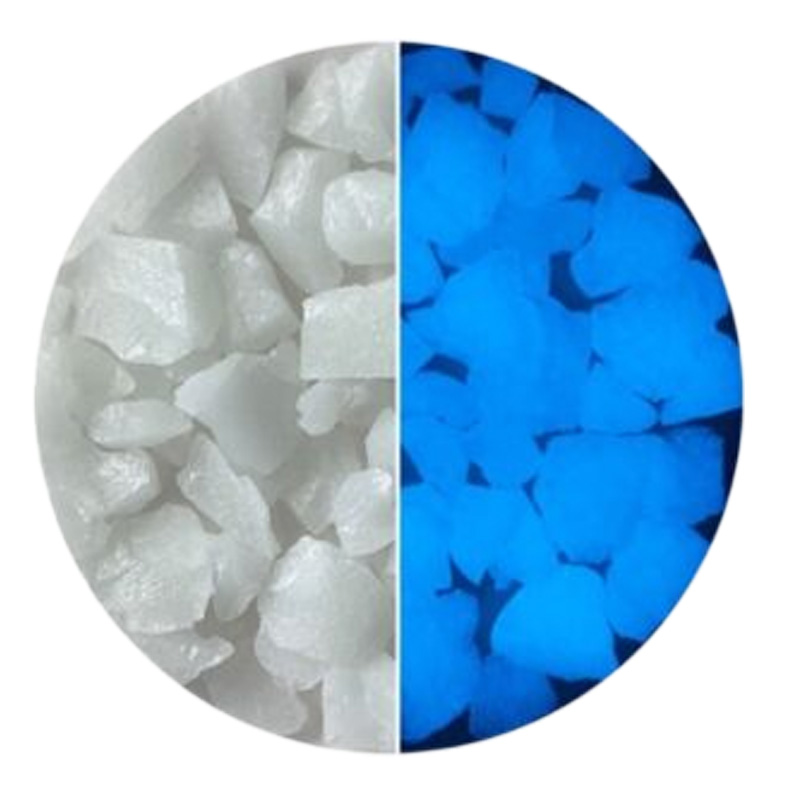 Blue Glow In Dark Glass Sand