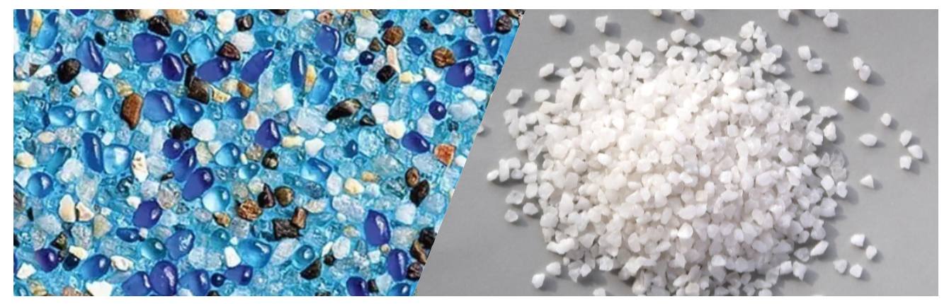 White Quartz Pool Pebble