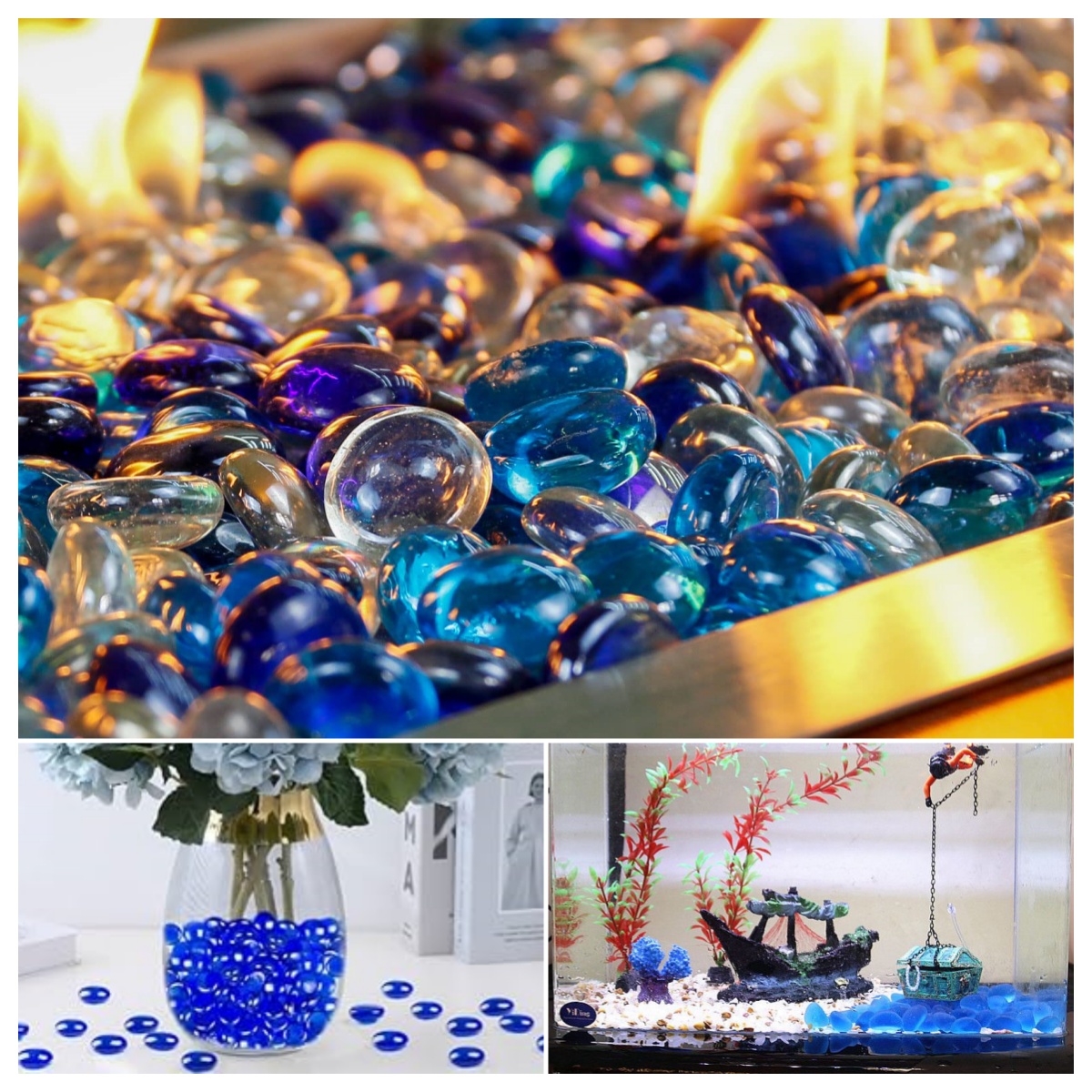 Fire Glass Beads