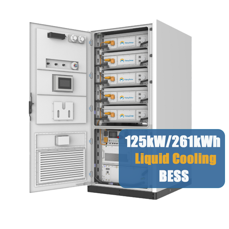125KW 261KWH Liquid cooling battery Cabinet