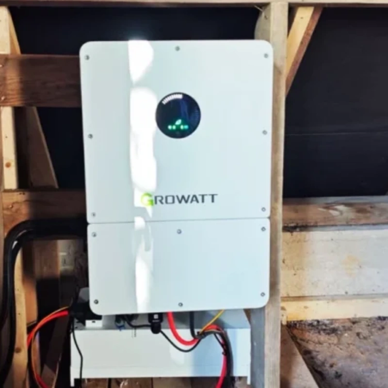 Growatt WIT hybrid solar inverter project 2