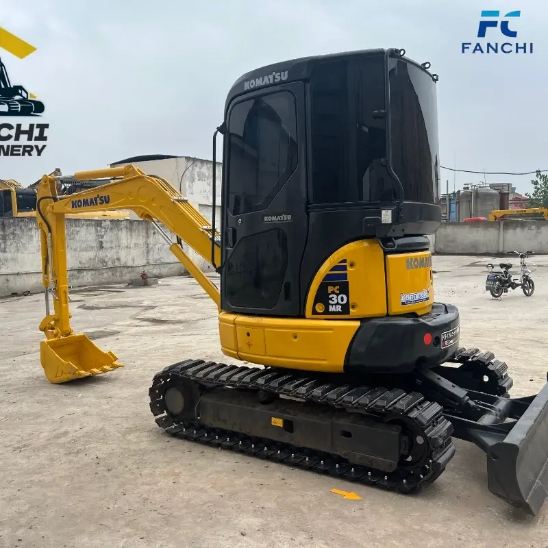 Cheap Used Komatsu 30MR-3 Compact Excavator Machine For Sale