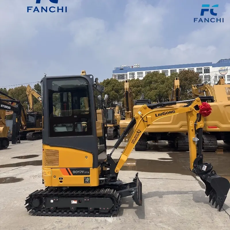 Cheap Used Liugong 9017F Mini Crawler Excavator China Supplier