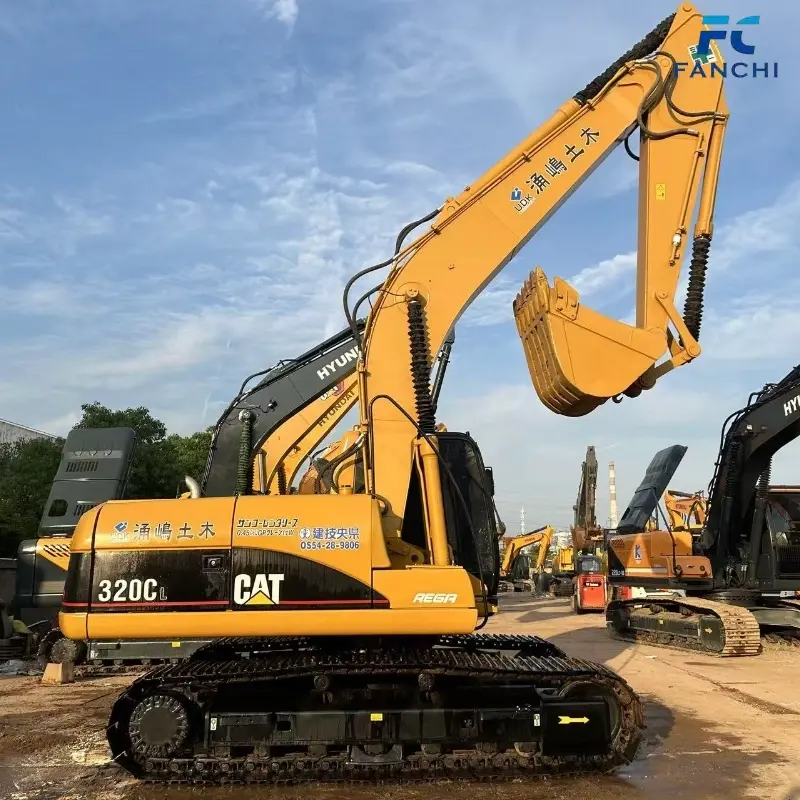 Durable 90% new used CAT 320CL hydraulic excavator (1)