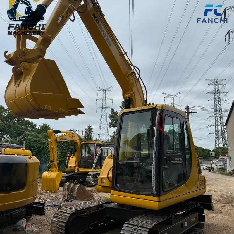 Durable Used Komatsu 60-7 Small Construction Excavator Factory Price