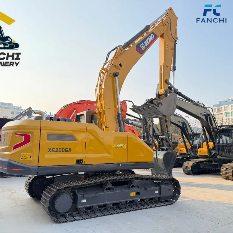 Durable Used XCMG 200 Medium Hydraulic Construction Excavator Price
