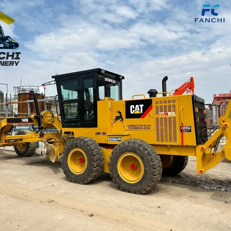 Good condition used CAT 140K motor grader equipment (1)