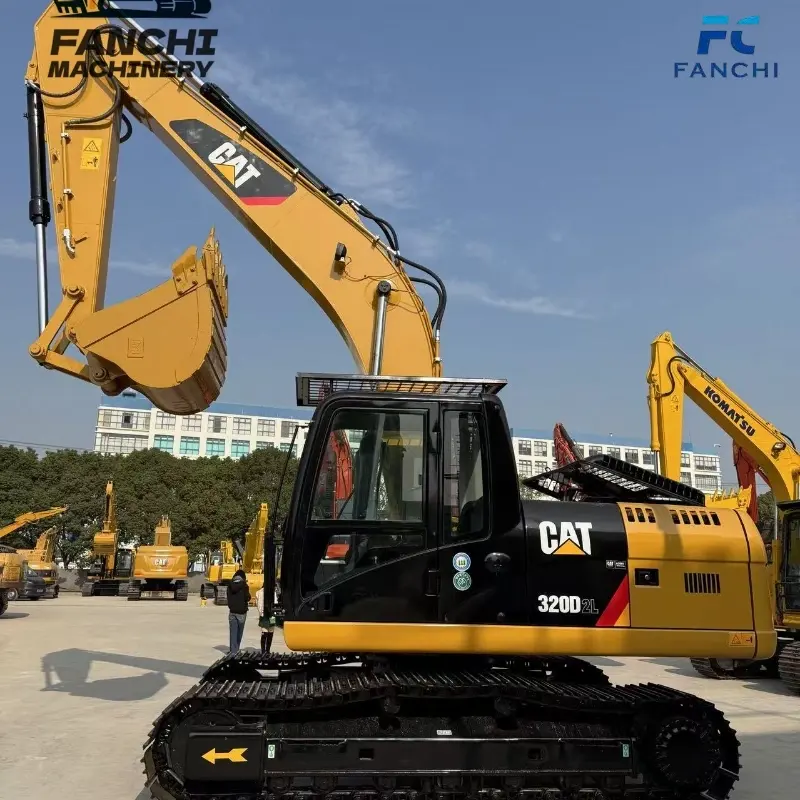 Good condition used CAT 320D direct injection excavator (1)