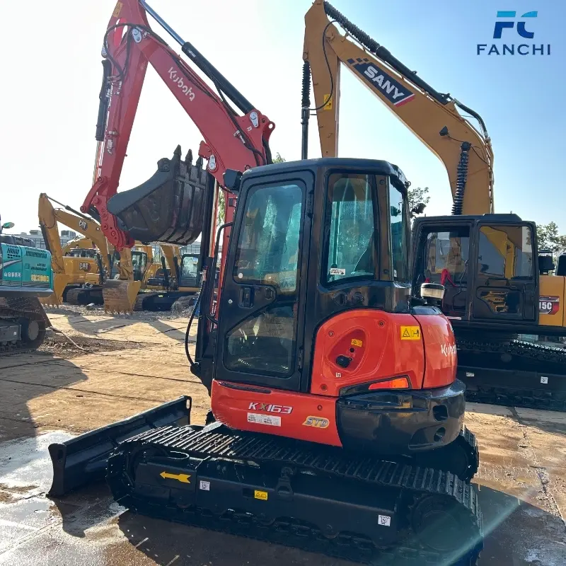 High-Quality Second-Hand Kubota 163 Hydraulic Machine From China Supplier With Competitive Price