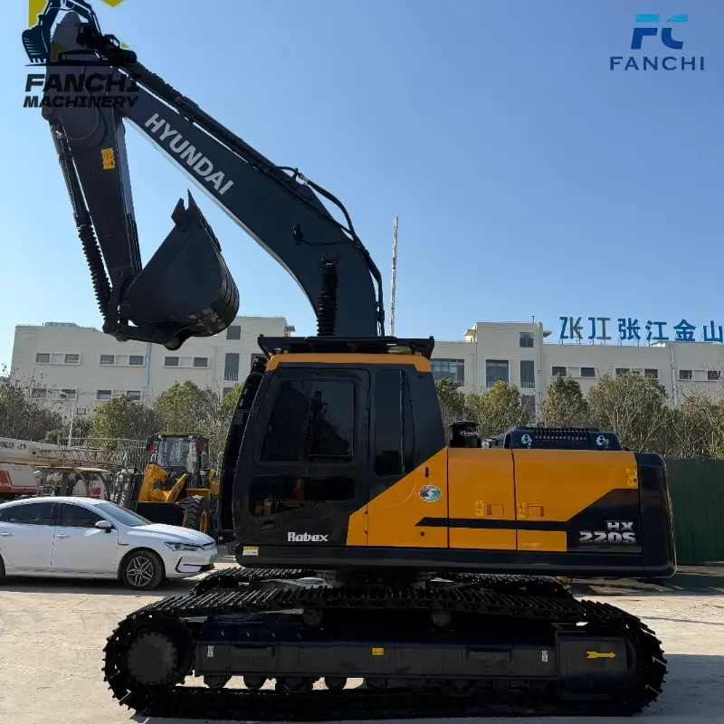 High Quality Used Hyundai 220HD Heavy Construction Excavator Supplier