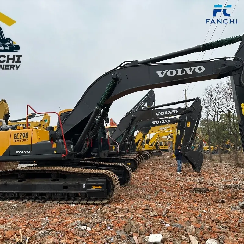 High Quality Used Volvo 290 Heavy Crawler Excavator Supplier