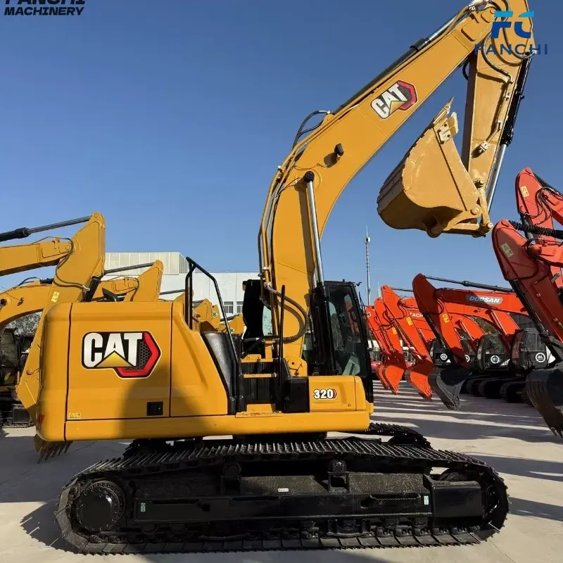 High cost performance used CAT 320 high spec excavator (1)