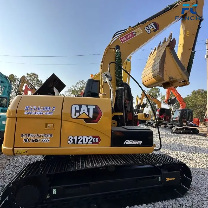 High-quality second-hand CAT 312D2GC crawler excavator (1)
