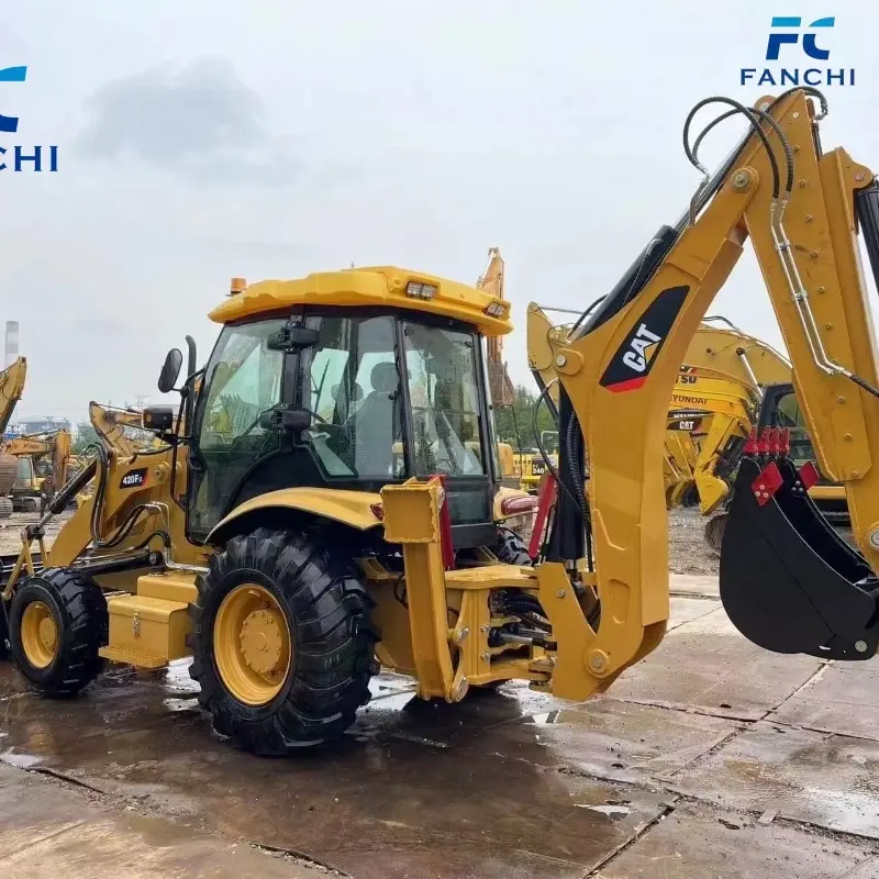 High-quality second-hand CAT 420F backhoe loader price (1)
