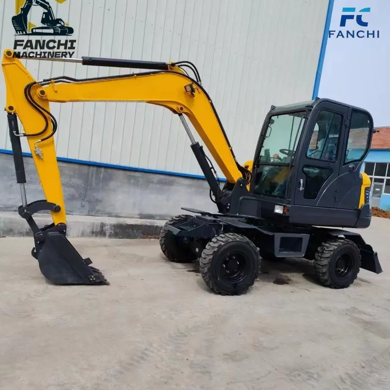 Low Price Used Hyundai 60 Wheeled Excavator Machine Supplier