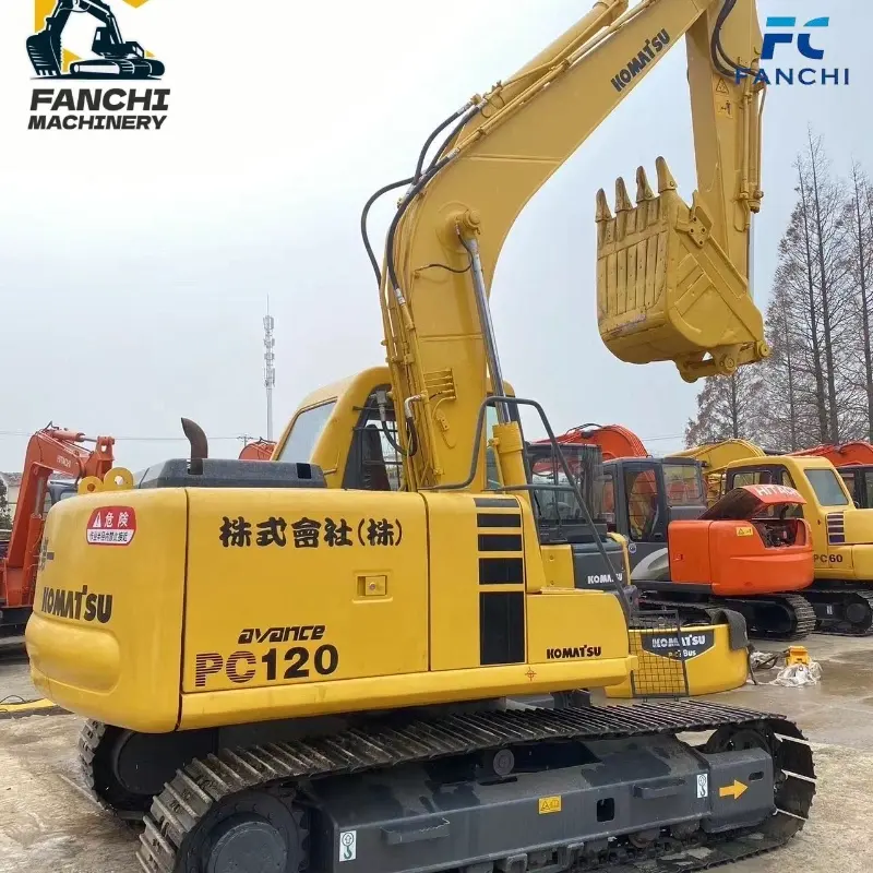Low Price Used Komatsu 120-6 Medium Excavator Global Supply