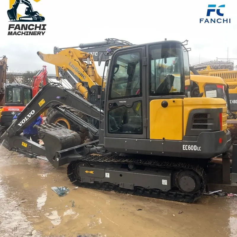 Low Price Used Volvo 60 Small Hydraulic Excavator Machine