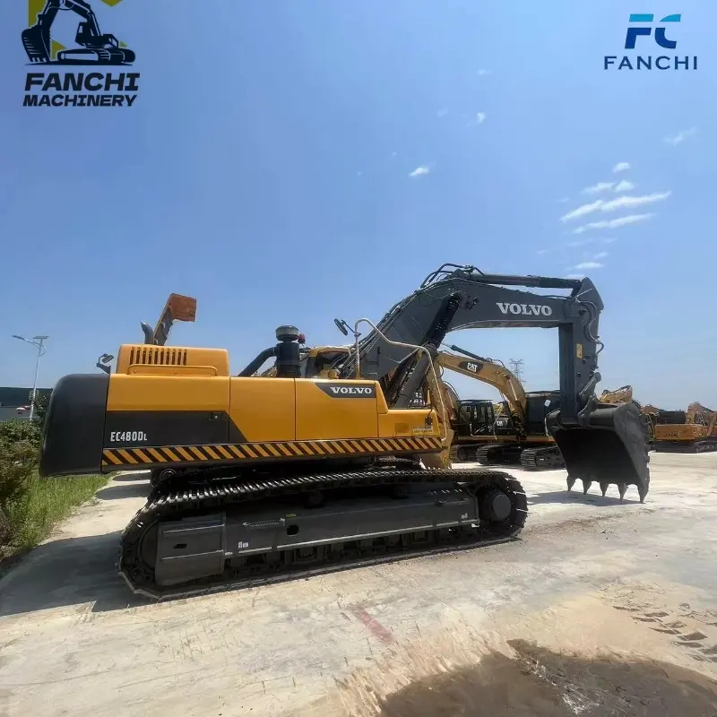Original 90% New Used Volvo 480 Heavy Excavator Factory