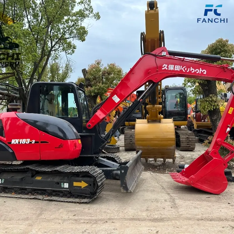 Original Second-Hand Kubota 183 Heavy Crawler Machinery In Good Condition For Sale