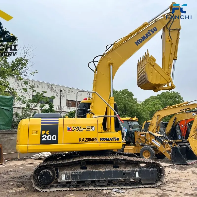 Original Used Komatsu 200-7 Hydraulic Construction Excavator For Sale