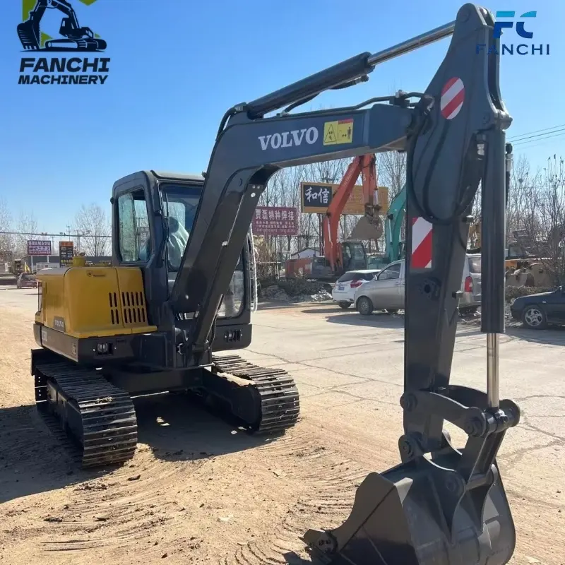 Original Used Volvo 55 Mini Crawler Excavator For Sale