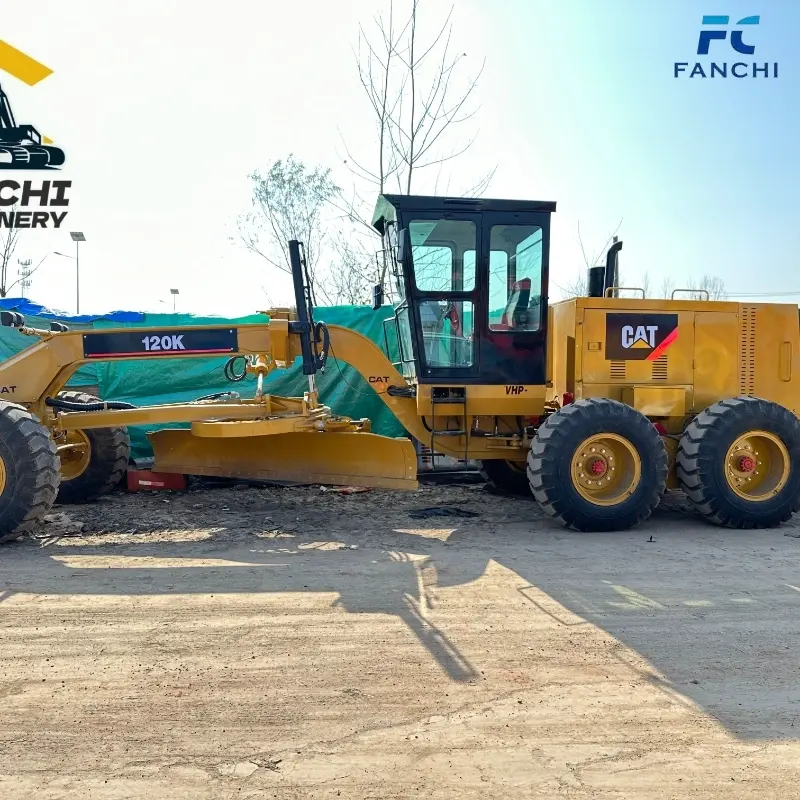 Original used CAT 120K motor grader supplier (1)