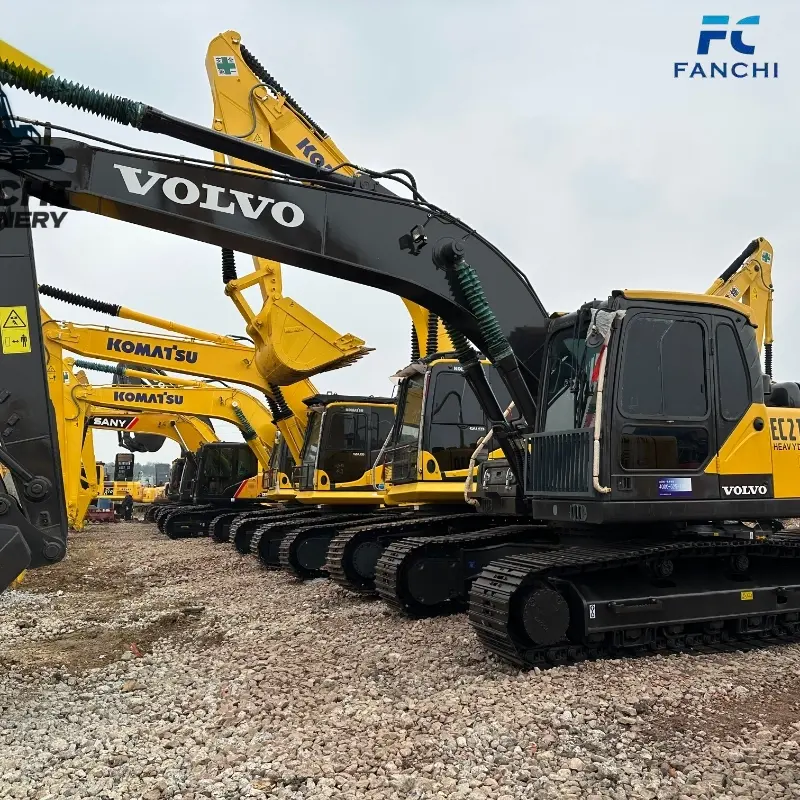 Powerful Used Volvo 210 Crawler Construction Excavator For Sale